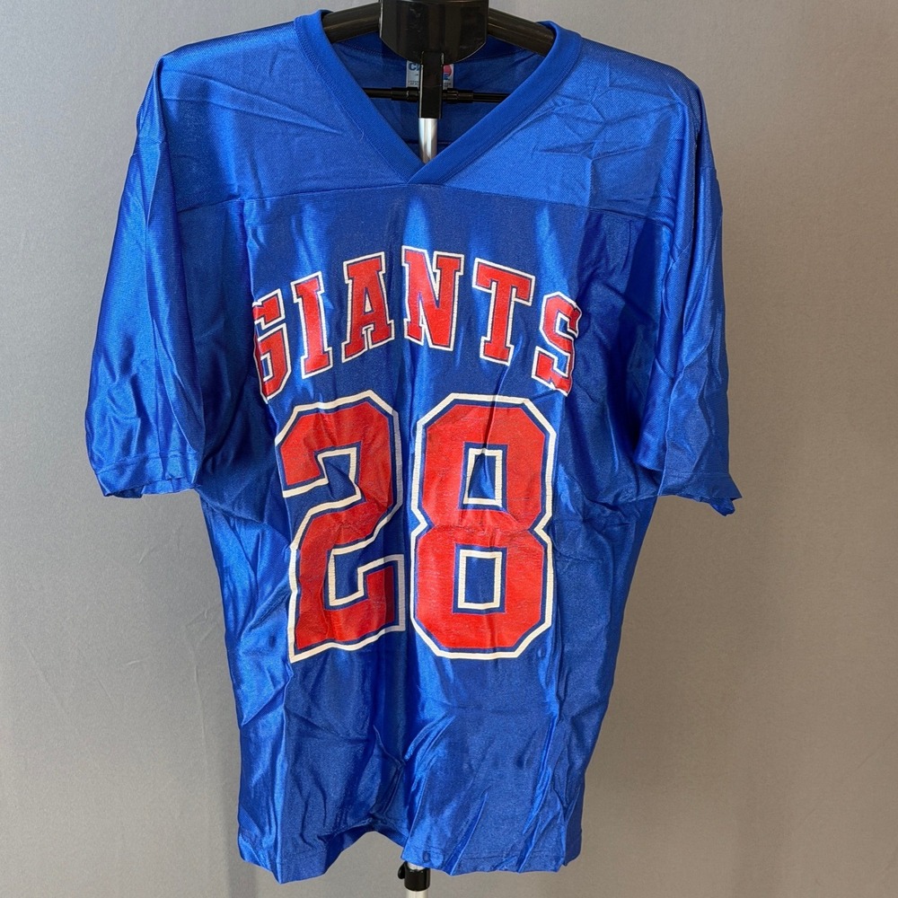 Vintage Chalk Line New York Giants Jersey Mens Large Tyrone Wheatley 28 NFL